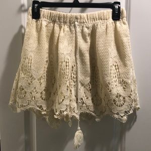 Lace shorts